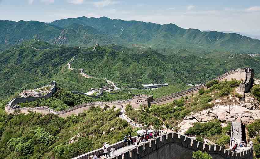 نمایی از دیوار بزرگ چین