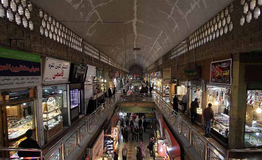 نمایی از بازار رضا مشهد