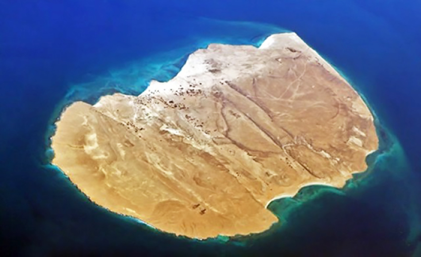 تصویری از جزیره هندورابی کیش