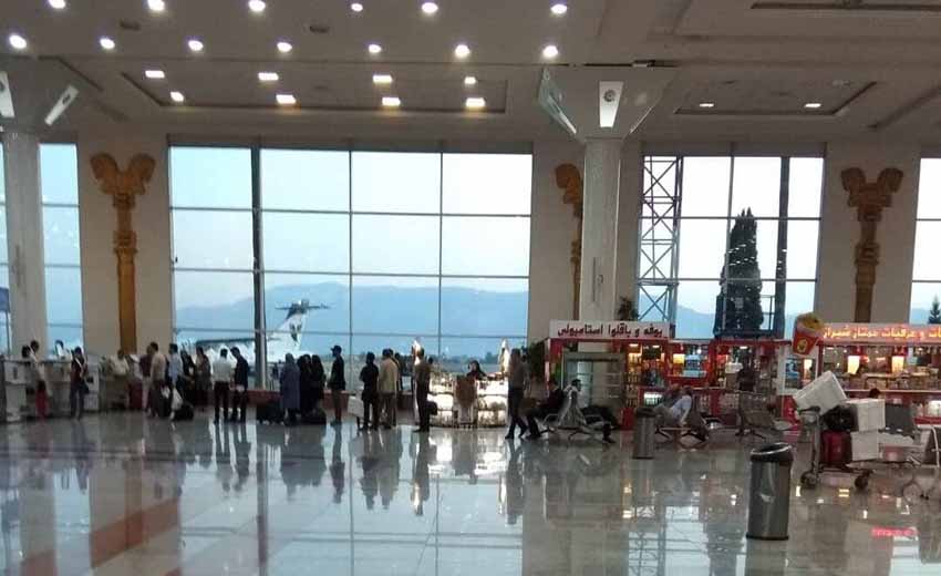 نمایی از فرودگاه شهید دستغیب شیراز