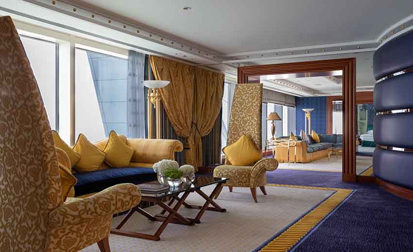 اتاق هتل برج العرب