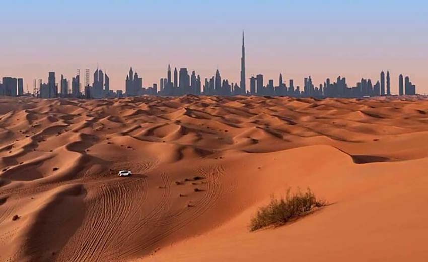 بیابان گردی در دبی

