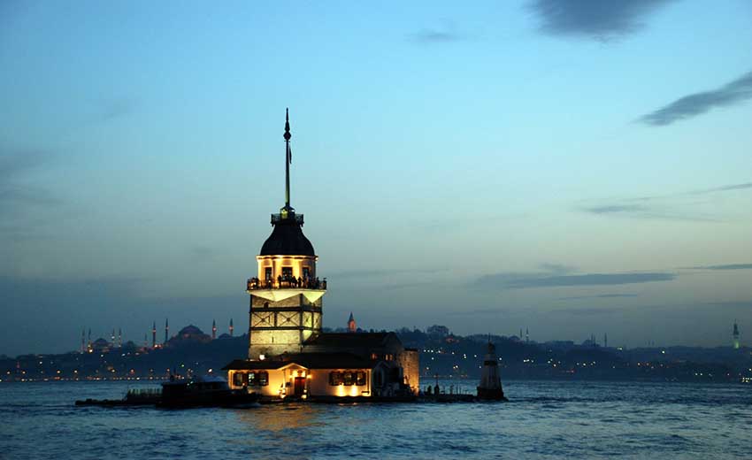 تصویر برج دختر استانبول
