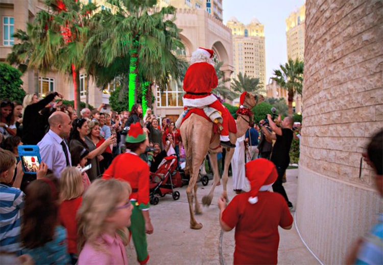 جشن کریسمس در قطر
