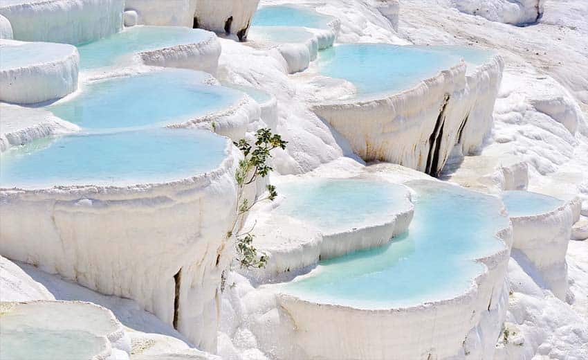 The pools of Pamukkale
