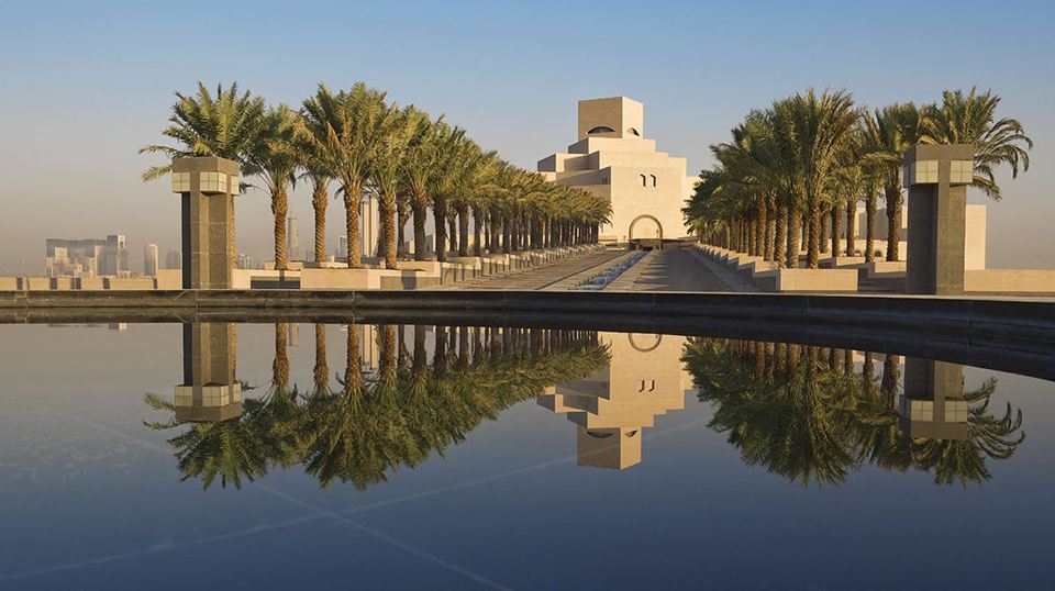 تصویر نشان دهنده موزه هنر اسلامی قطر است.