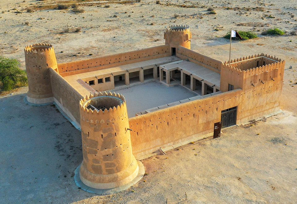 قلعه الزباره قطر  از برترین جاذبه های تاریخی قطر