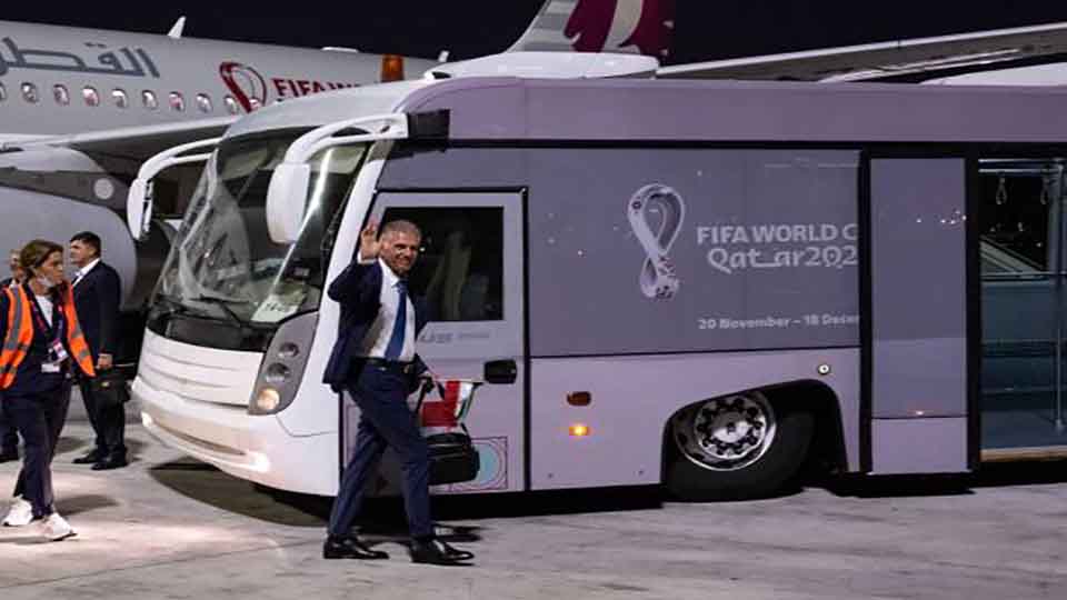 تیم ملی به قطر رسید
