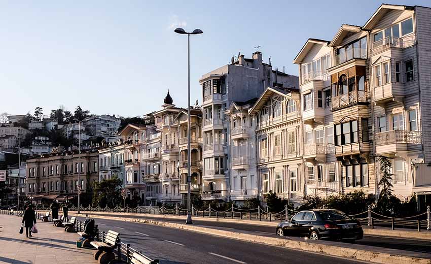 نمایی از خیابان های استانبول