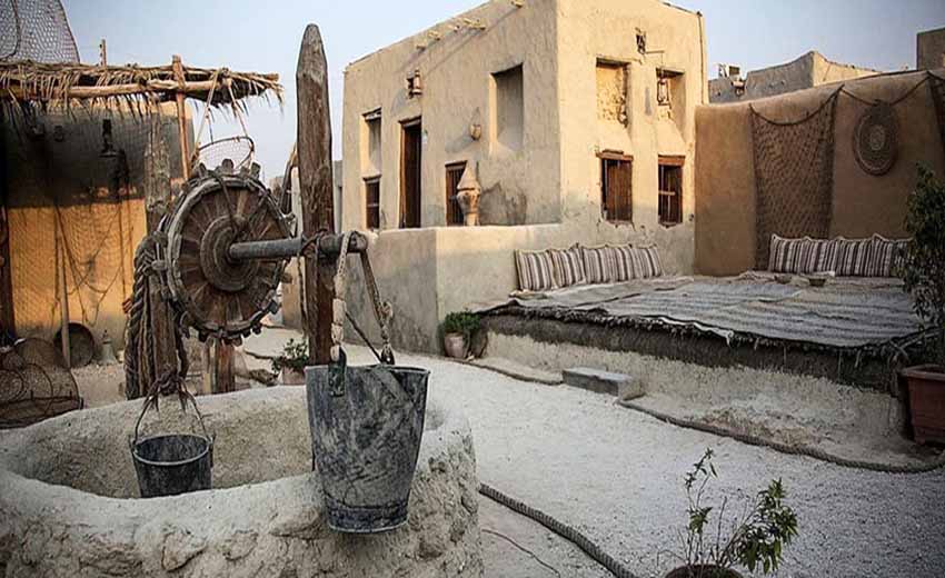 نمایی از خانه بومیان کیش