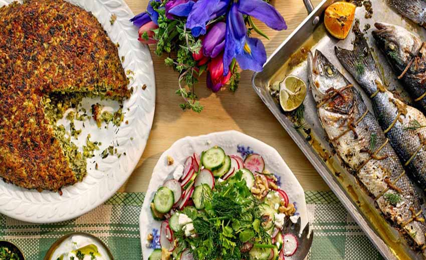 نمایی از غذاهای کیش