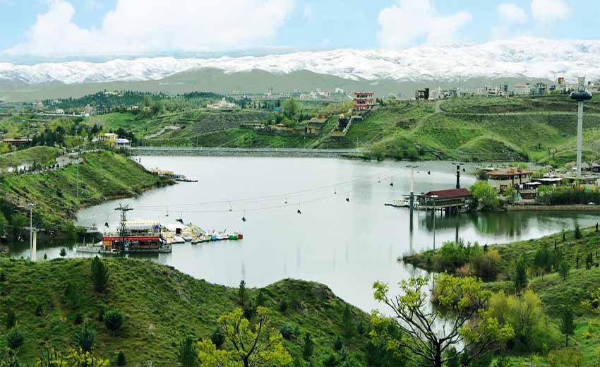 نمایی از چالیدره مشهد