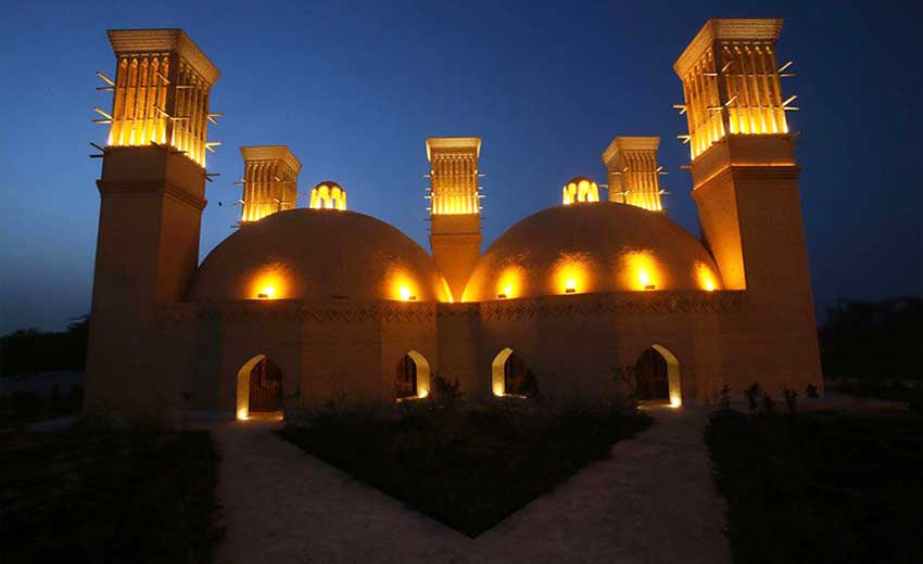 نمایی از آب انبار کیش