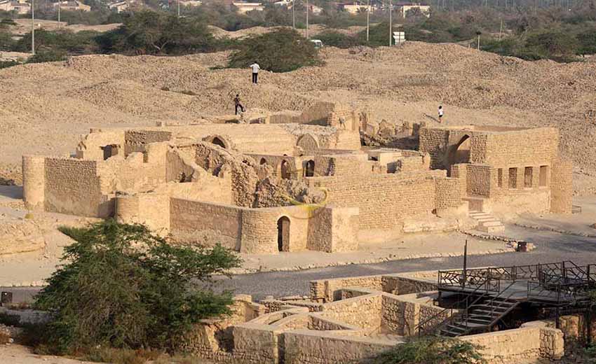 نمایی از خانه اعیانی کیش