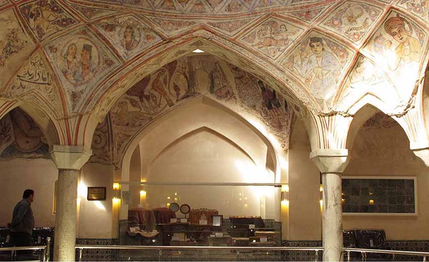 نمایی از حمام مهدی قلی مشهد