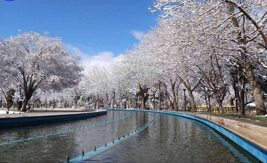 نمایی از پارک ملت مشهد