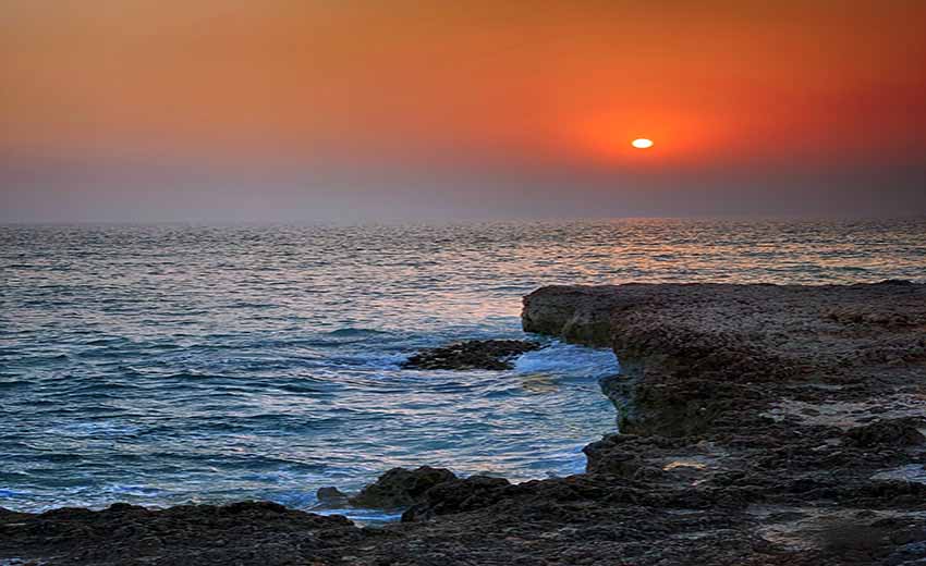 نمای از جزیره کیش در شب