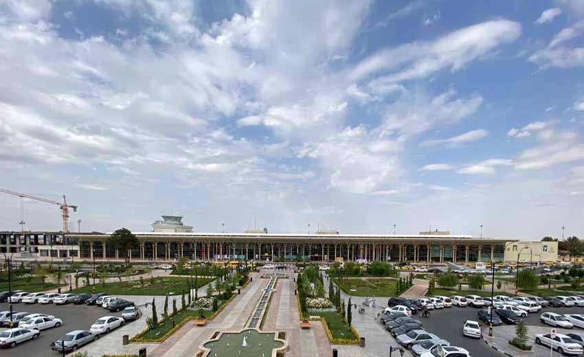 نمایی از فرودگاه مشهد