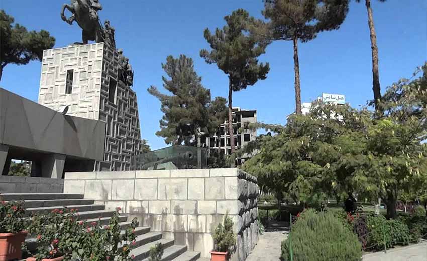 نمایی از باغ نادری مشهد