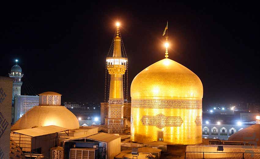 نمایی از حرم امام رضا مشهد 