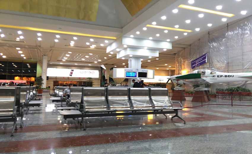 نمایی از فرودگاه شیراز