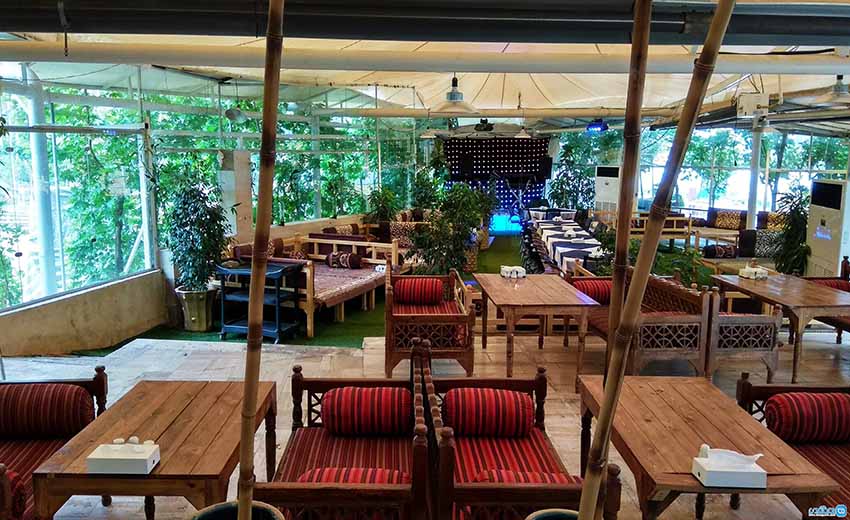 نمایی از رستوران شاندیز شیراز