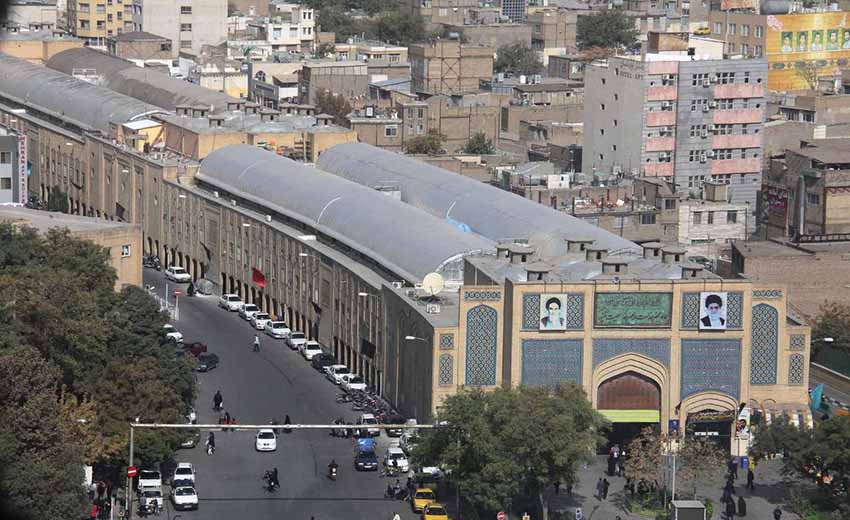 نمایی از بازار رضا مشهد