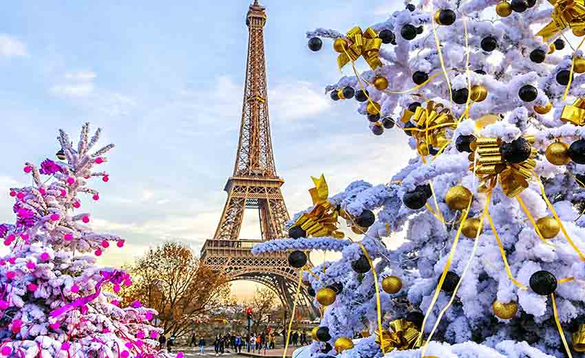 کریسمس پرهیجان در پاریس