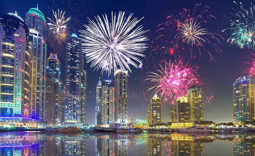 آتش بازی در دبی