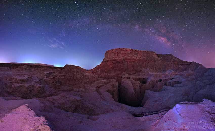 آسمان دره ستارگان قشم