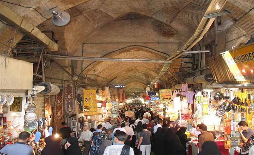 نمایی از بازار سرشور مشهد