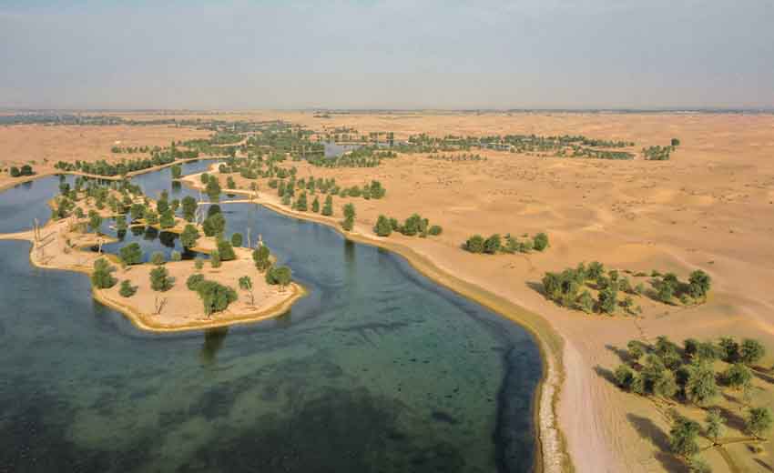دریاچه القدر دبی