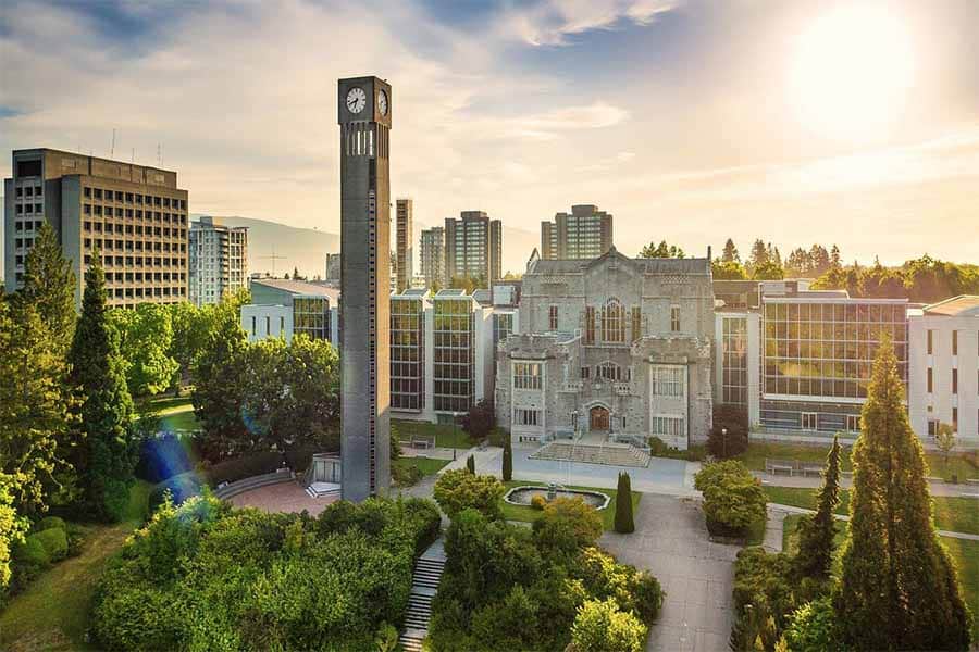 دانشگاه بریتیش کلمبیا کانادا