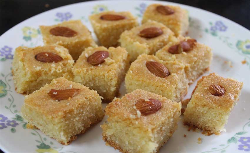شیرینی Basbousa